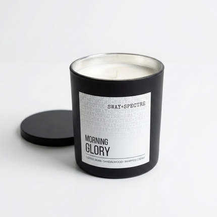 Candle Jar ‣ 300g sway, black+silver