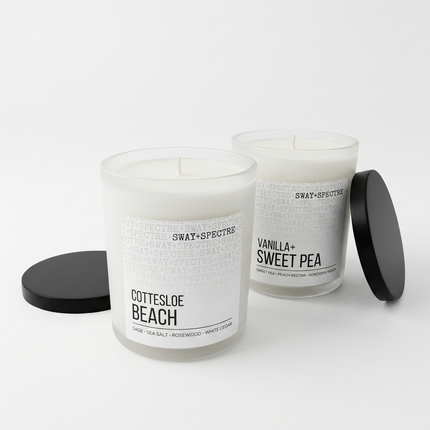 Candle Jar ‣ 300g sway, frosted white