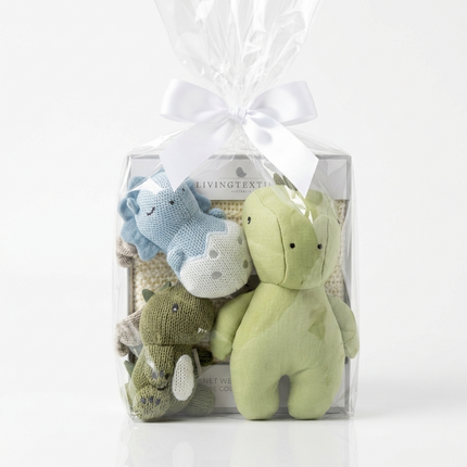 Baby Gift Hamper • "Denis Dinosaur" Newborn Baby Shower Pram Gift Set