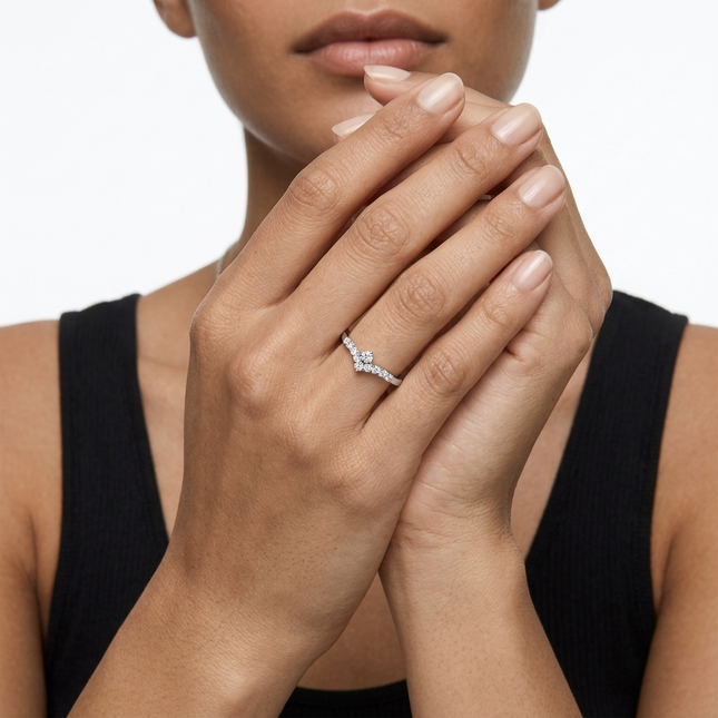 Sterling Silver Ring • Cubic Zirconia Multi Stone Gigi