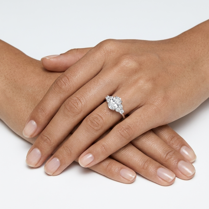 Sterling Silver Ring • Cubic Zirconia Multi Stone Aurora