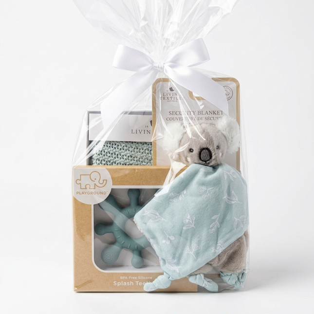 Baby Gift Hamper • "Gumtree Baby" Baby Shower Newborn Australiana Koala Gift Set