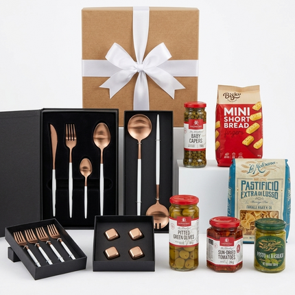 Gift Hamper • "Farfalle" Premium Housewarming Settlement Home Italian Gift Set