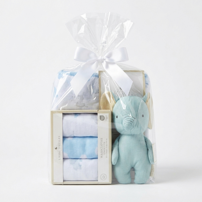 Baby Gift Hamper • "Eddie Elephant" Baby Shower Newborn Elephant Gift Set