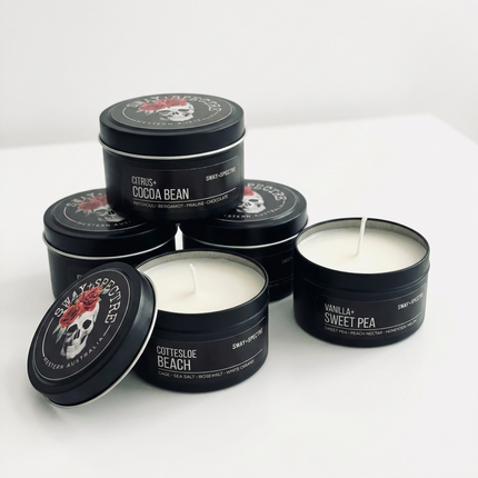 Candle Tin ‣ 125g poppy