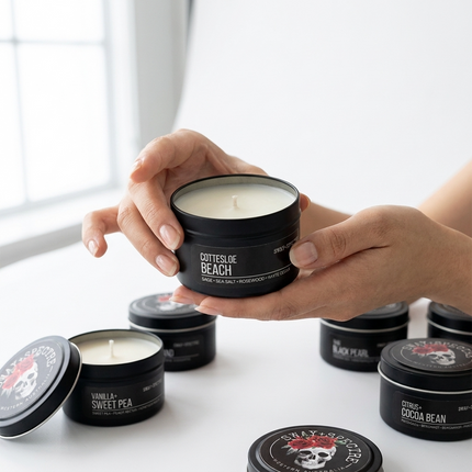 Candle Tin ‣ 125g poppy