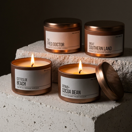 Candle Tin ‣ 190g rose