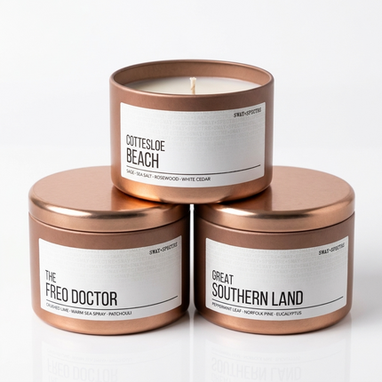 Candle Tin ‣ 190g rose