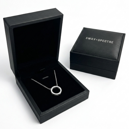 Sterling Silver Necklace • Full Circle Pendant