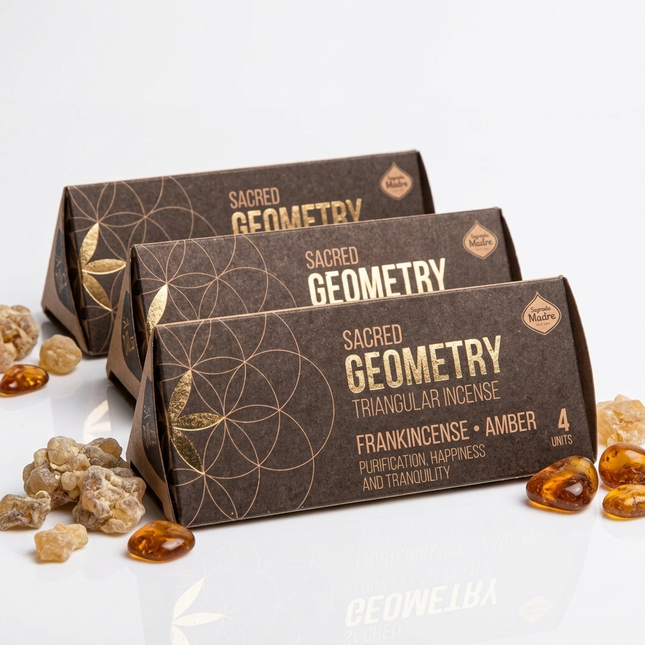 Triangular incense ‣ frankincense+amber