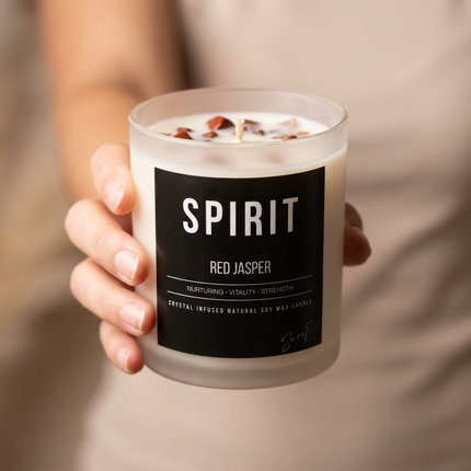 Candle Jar ‣ 305g assorted crystal infused