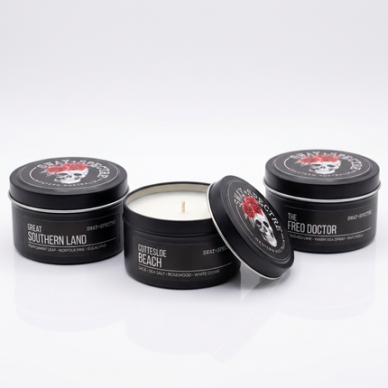 Candle Tin Set ‣ Icons of The West Trio