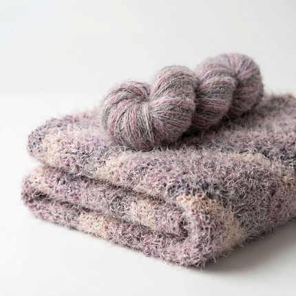 Premium Hand-Crafted Blackberry Latte Cake King-Size Blanket