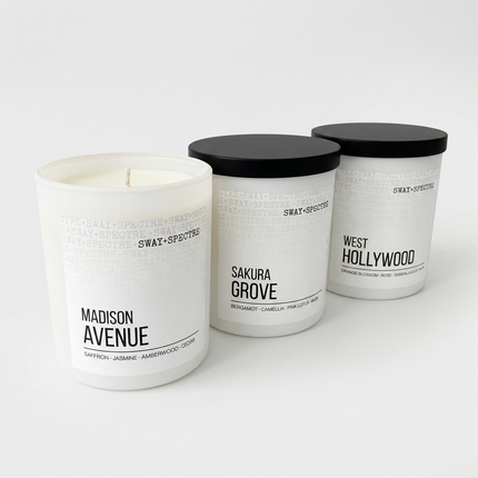 Candle Jar ‣ 300g sway, matt white