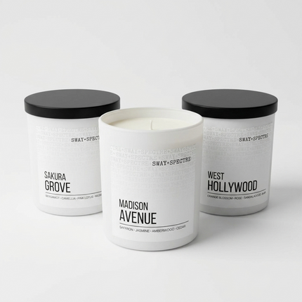 Candle Jar ‣ 300g sway, matt white