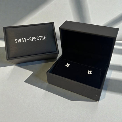 Jewellery ‣ sterling silver studs, violet