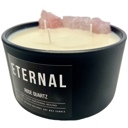 700g eternal bowl • rose quartz