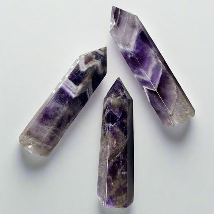 Intention tower • chevron amethyst